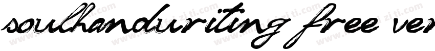 soulhanduriting free version字体转换